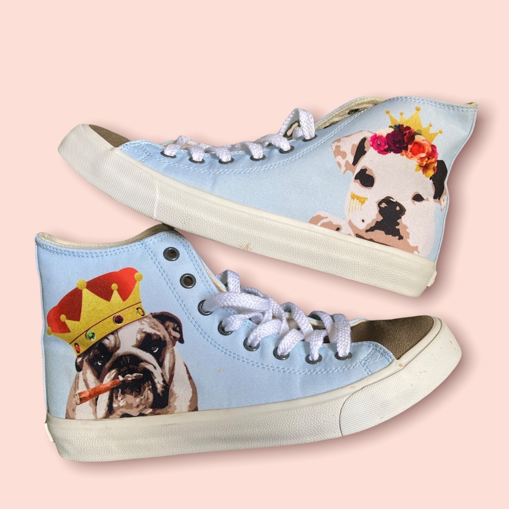 Inkkas, Blue dog high tops - Picture 1 of 12
